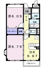 プラティーノミヤシロの間取り画像