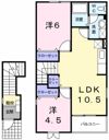 ソレーユBの間取り画像