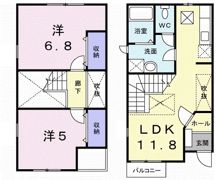 ソレーユCの間取り画像