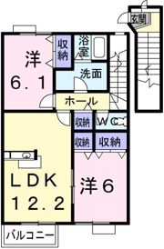 ラフレシール・メゾンⅠの間取り画像