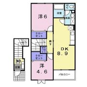 サン・ビ・アレイド加茂Bの間取り画像