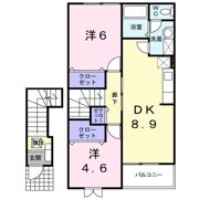 サン・ビ・アレイド加茂Cの間取り画像