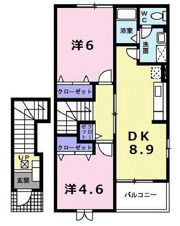 サン・ビ・アレイド加茂Cの間取り画像