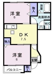 ファースト デューⅡの間取り画像