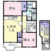 パークサイドハイムBの間取り画像