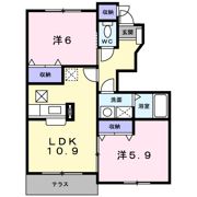 メゾン アンジュD棟の間取り画像