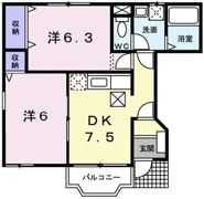 パルテールの間取り画像