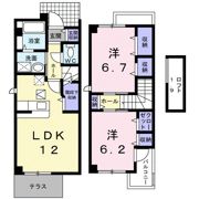 ソレアードパルケⅢの間取り画像