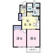 デリシューBの間取り画像
