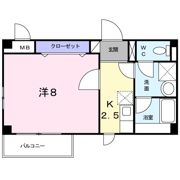 Andy Hills A棟の間取り画像