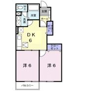 サニーハイツAの間取り画像