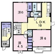 セトルエレガンCの間取り画像