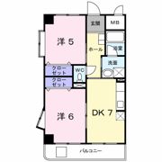 クレアーレ加用の間取り画像