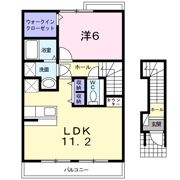 ポポラーレⅡの間取り画像