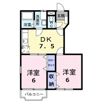 ヴァン・コリーヌAの間取り画像