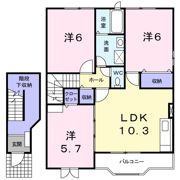 REXセンター南の間取り画像