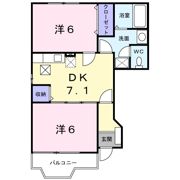 ヒルトップ壱番館の間取り画像