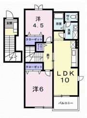 シャルマン寺崎の間取り画像