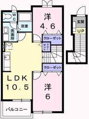 サニーヴィラA2の間取り画像