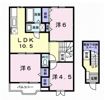 アルト・ピアーノ有本Ⅰの間取り画像
