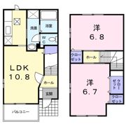 ボンジュールの間取り画像