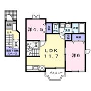 ヴェル ドミール Bの間取り画像