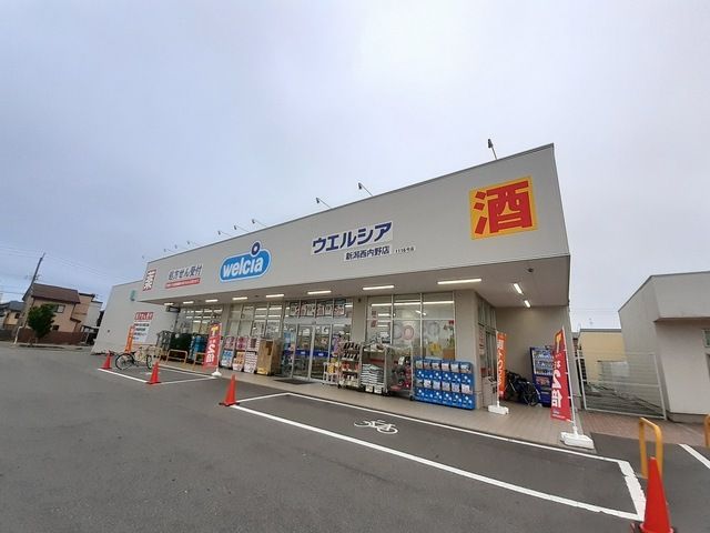 近くのウエルシア　西内野店まで1,300m（徒歩17分）