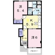 カレント静Bの間取り画像