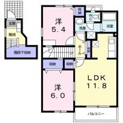 ラシーヌ弐番館の間取り画像