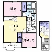 アンジュ・ヴィラAの間取り画像