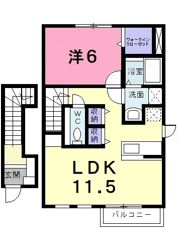 サン リット Aの間取り画像