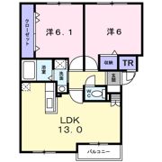 フランミルトマンションBの間取り画像