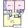 フランミルトマンションBの間取り画像