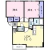 フランミルトマンションBの間取り画像