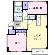 フランミルトマンションAの間取り画像