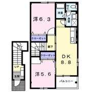 イースト スクエア Bの間取り画像