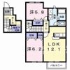サンリットBの間取り画像