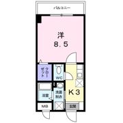 ホワイトバレー八幡駅前の間取り画像