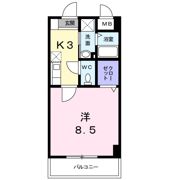 ホワイトバレー八幡駅前の間取り画像