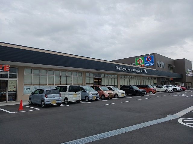 近くのライフ枚方大橋店様まで210m(徒歩3分)