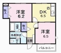 カーサ エレガンテ Aの間取り画像