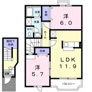 エスペランス・Kの間取り画像