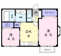 フィオーレ長行西の間取り画像