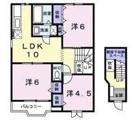 貴宝苑 Ⅰの間取り画像