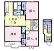 貴宝苑 Ⅰの間取り画像