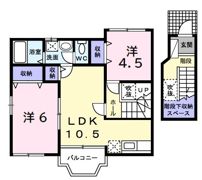 ファースト デューⅤの間取り画像