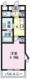 ベルコーポの間取り画像