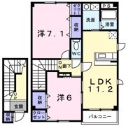 グレースAの間取り画像