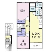 クラール・フリーデの間取り画像