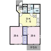 ソーレ・レヴァンテ Aの間取り画像